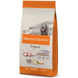 NATURE'S VARIETY ORIGINAL NO GRAIN MEDIUM/MAXI PAVO