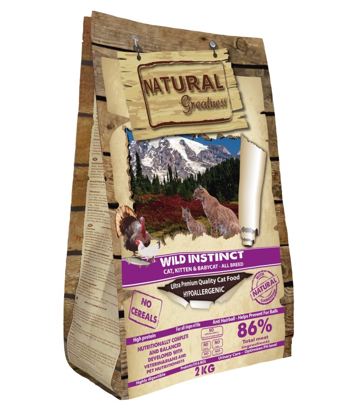 NATURAL GREATNESS WILD INSTINCT - CAT, KITTEN & BABYCAT - ALL BREED (RECETA WILD INSTINCT)