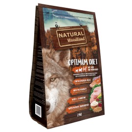 NATURAL WOODLAND OPTIMUM DIET - ALL AGE - MINI & MEDIUM BREED