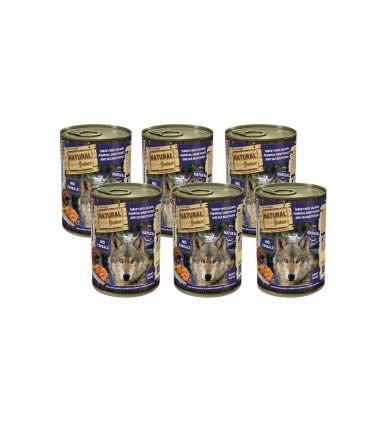 NATURAL GREATNESS PAVO CON SALMÓN, CALABAZA, BONIATO Y ESPINO AMARILLO | Alimento húmedo natural para perros