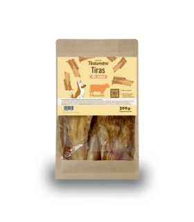NATUREXTRA TIRAS DE PIEL DE VACA 300 GR.