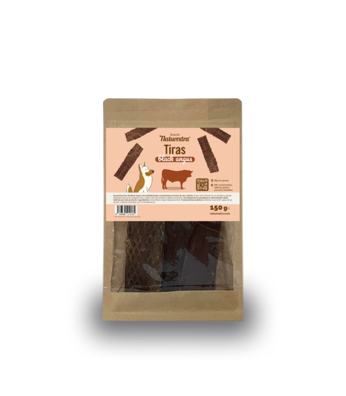 NATUREXTRA SNACKS TIRAS BLACK ANGUS