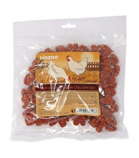 CHIPS CORAZON DE POLLO Y ARROZ 500GR