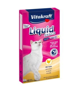 VITAKRAFT CAT LIQUID SNACK POLLO 6UND