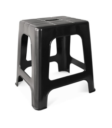 TABURETE PLASTICO VPLAST NEGRO