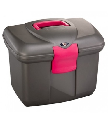 CAJA LIMPIEZA LEXHIS ROUND PLASTICO NEGRO