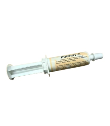 Pinovit C Pasta Oral 60 ml suplemento de vitamina C para caballos en competición