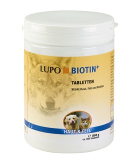 lupo biotin 900 tabletas suplemento piel y pelo perros