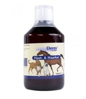 Suplemento Lupoderm para mejorar piel y pelaje en perros y gatos