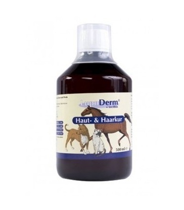 Suplemento Lupoderm para mejorar piel y pelaje en perros y gatos