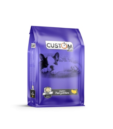 CUSTOM CENA PUPPY PAVO VERDURA 6KG