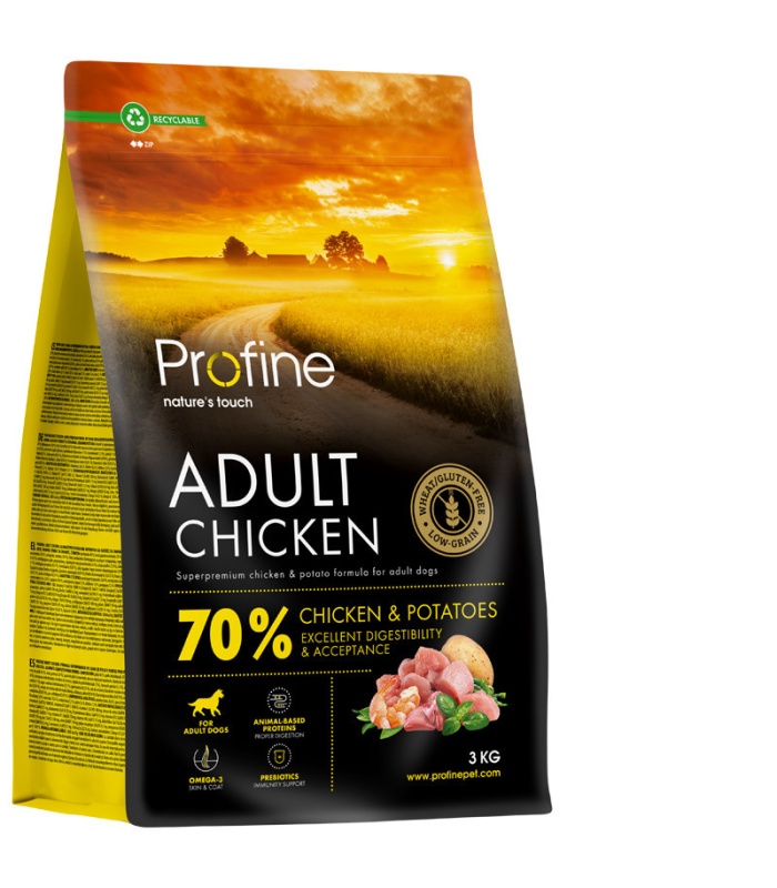 Profine Adult Chicken 3 kg alimento completo para perros