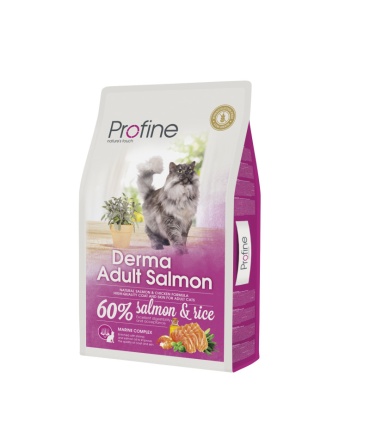 PROFINE CAT DERMA ADULT SALMON 10KG