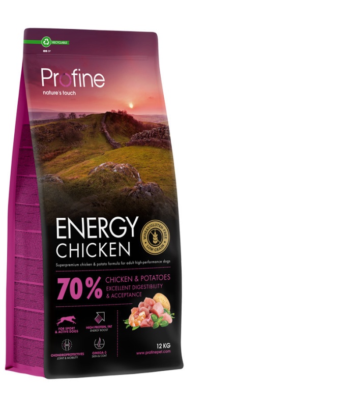 PROFINE ENERGY CHICKEN & POTATOES 12KG