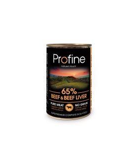 PROFINE LATA 65% BEEF WITH LIVER 6X400GR
