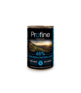 PROFINE LATA 65% CHICKEN WITH LIVER 6X400GR