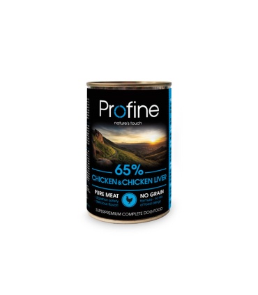 PROFINE LATA 65% CHICKEN WITH LIVER 6X400GR