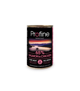 PROFINE LATA 65% SALMON & CHICKEN 6X400GR