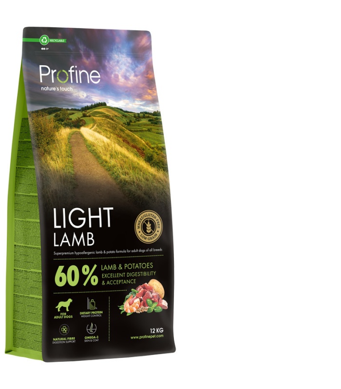 PROFINE LIGHT LAMB & POTATOES 12KG