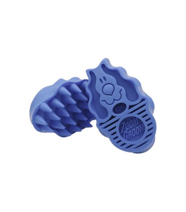 KONG ZOOM GROOM DOG AZUL