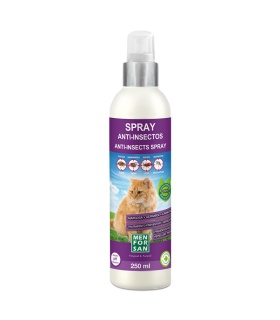 SPRAY CAT ANTIINSECTOS MARGOSA,GERANIL,LAVAN 250ML