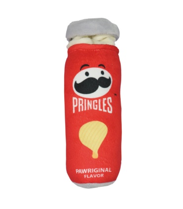 PRINGLES SQUEAKER DOG PLUSH 26X7CM
