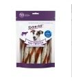 DOKAS TWISTER CUERO CRUDO Y PATO (PECHUGA Y CORAZON) 200GR