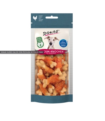 DOKAS HUESO CALCIO CON PECHUGA DE POLLO 75GR