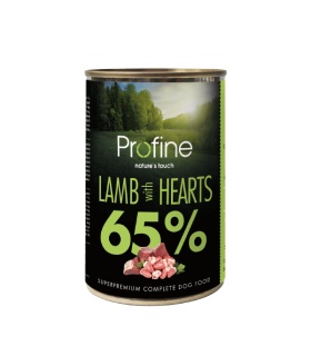 Profine lata 65% Lamb with Hearts 6x400gr comida húmeda para perros