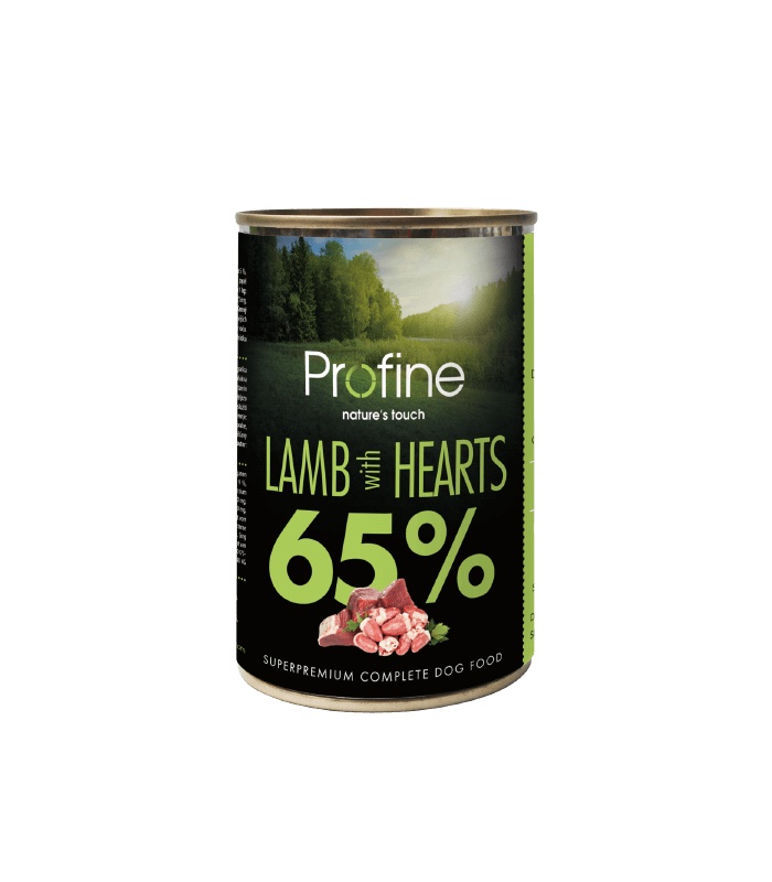 Profine lata 65% Lamb with Hearts 6x400gr comida húmeda para perros