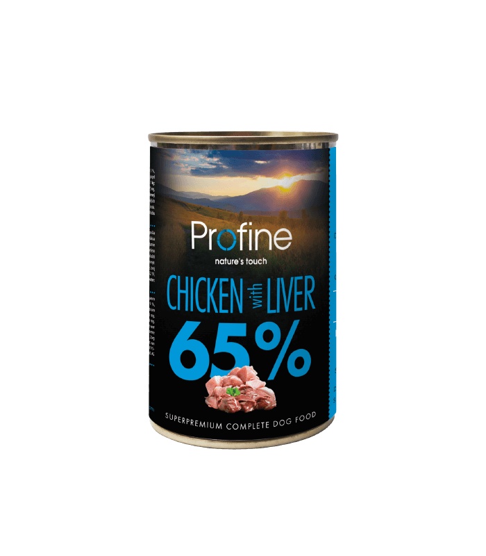 Profine Lata 65% Chicken with Liver 6x400gr alimento húmedo para perros