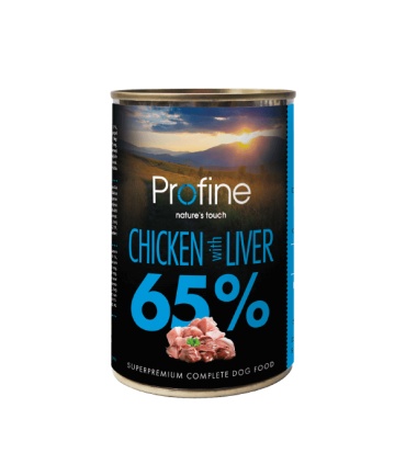 Profine Lata 65% Chicken with Liver 6x400gr alimento húmedo para perros