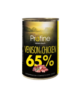 Profine Lata 65% Venison & Chicken 6x400gr alimento húmedo para perros