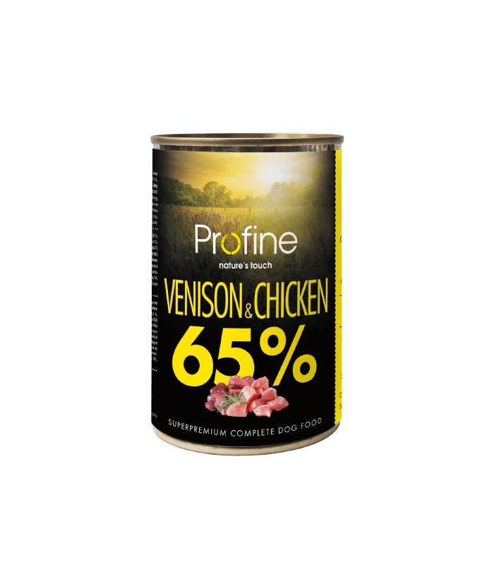 Profine Lata 65% Venison & Chicken 6x400gr alimento húmedo para perros