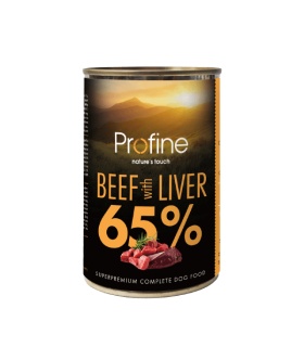 Profine Lata 65% Beef with Liver 6x400gr alimento húmedo para perros