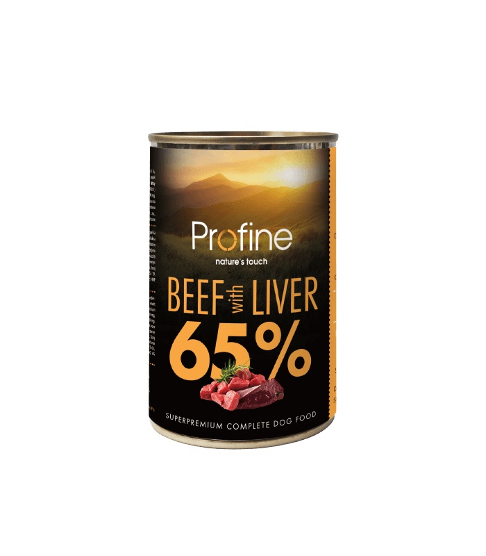 Profine Lata 65% Beef with Liver 6x400gr alimento húmedo para perros