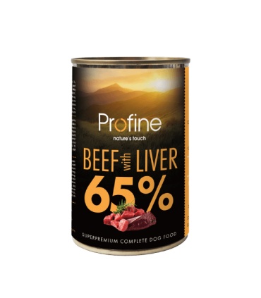 Profine Lata 65% Beef with Liver 6x400gr alimento húmedo para perros