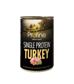 Profine Lata Monoproteica Pavo 6x400gr alimento húmedo para perros