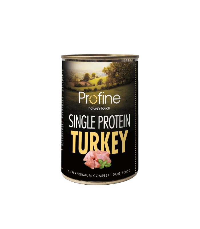Profine Lata Monoproteica Pavo 6x400gr alimento húmedo para perros