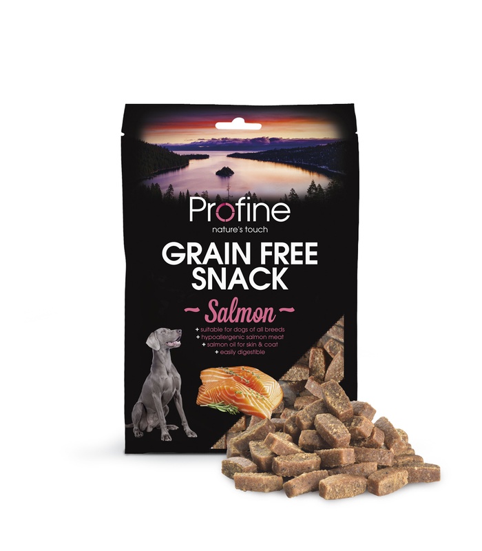 Profine Grain Free Snack Salmon 200gr snack semihúmedo para perros