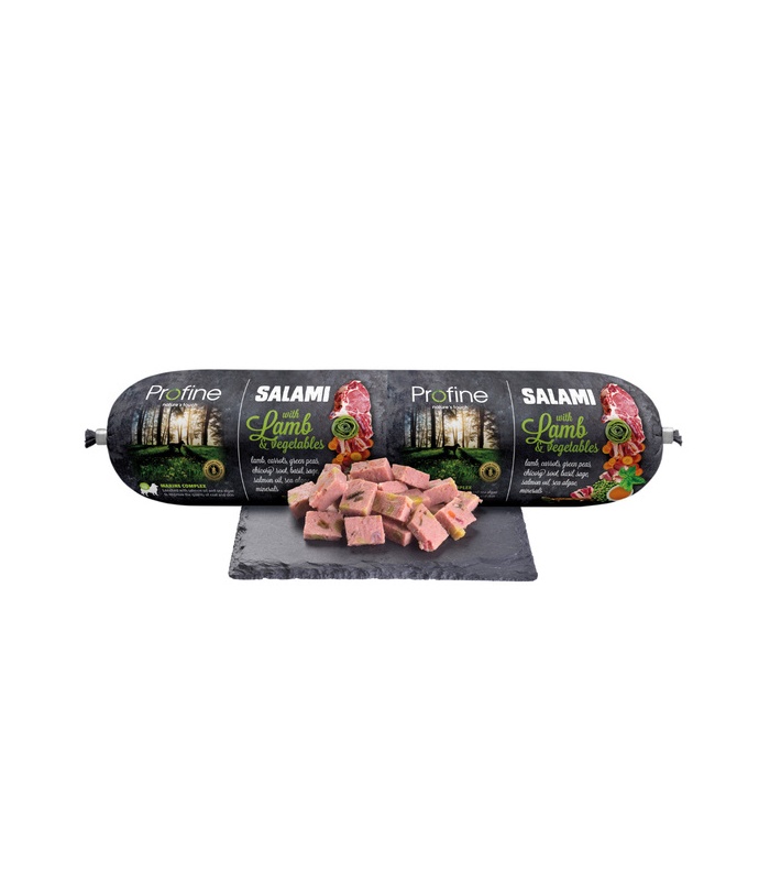 Profine Salchicha Cordero 800gr alimento húmedo para perros
