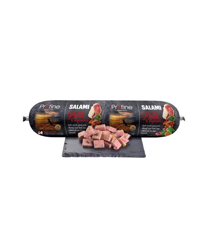 Profine Salchicha Pato 800gr alimento húmedo para perros