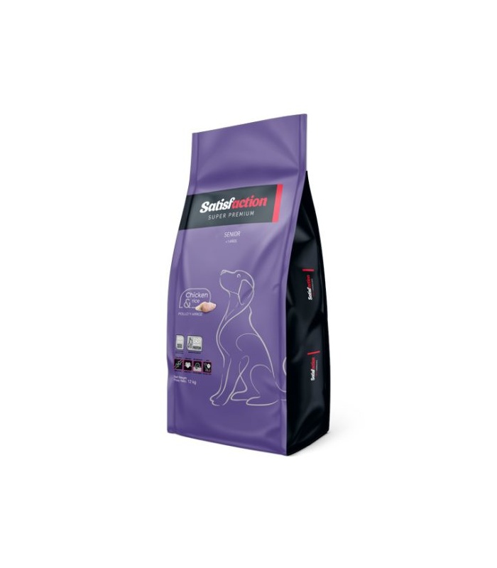 saco pienso Satisfaction Senior para perros mayores