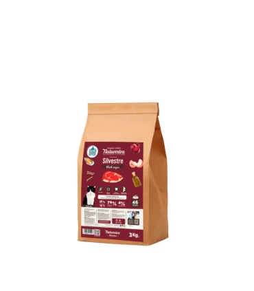 Naturextra Silvestre Black Angus 3 kg pienso monoproteico para gatos