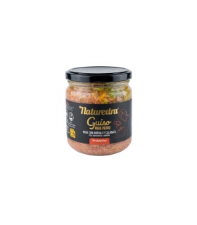 Naturextra guiso de pavo para perros con brócoli y calabaza.