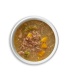 Comida húmeda natural para perros con carne de pavo y verduras.