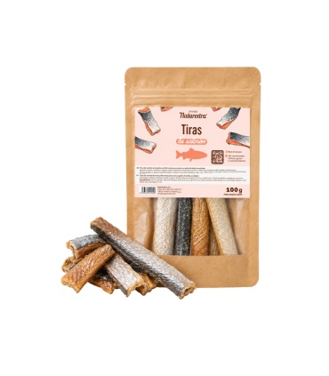 Tiras de salmón deshidratado Naturextra