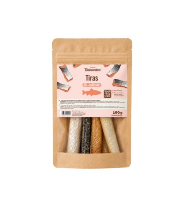Naturextra Tiras de Salmón Deshidratadas para Perros y Gatos