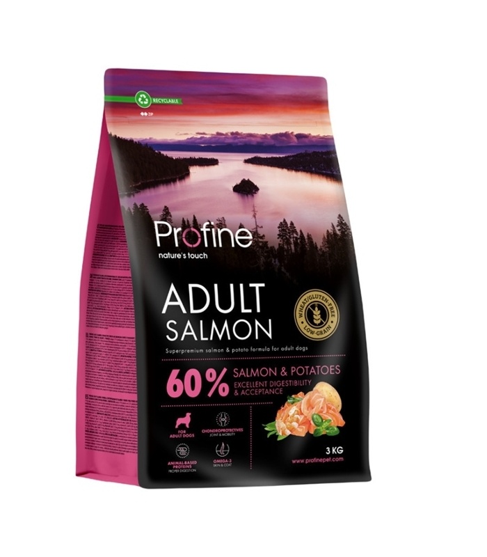 Profine Adult Salmón & Patatas 3 kg pienso con salmón para perros adultos