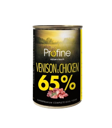 Profine Lata 65% Venison & Chicken 6x400gr alimento húmedo para perros